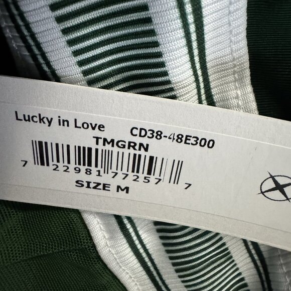 Lucky in Love Level Up Tennis Dress Green & white size Medium NWT - Picture 9 of 10